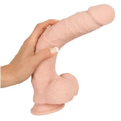 Nature Skin Dildo Med Sugekop - Large