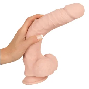 Nature Skin Dildo Med Sugekop - Large