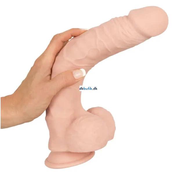 Nature Skin Dildo Med Sugekop - Large