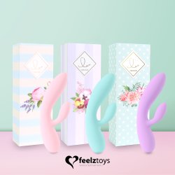 FEELZTOYS-LEA RABBIT VIBRATOR Lys Lilla.