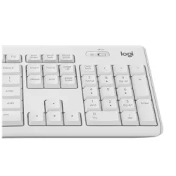 Logitech MK295 Silent Wireless Combo -Trdlst tastatur og mus - Hvid