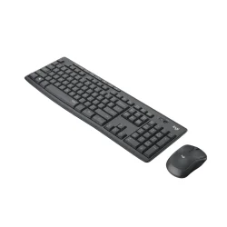 Logitech MK295 Silent Wireless Combo -Trdlst tastatur og mus - Sort
