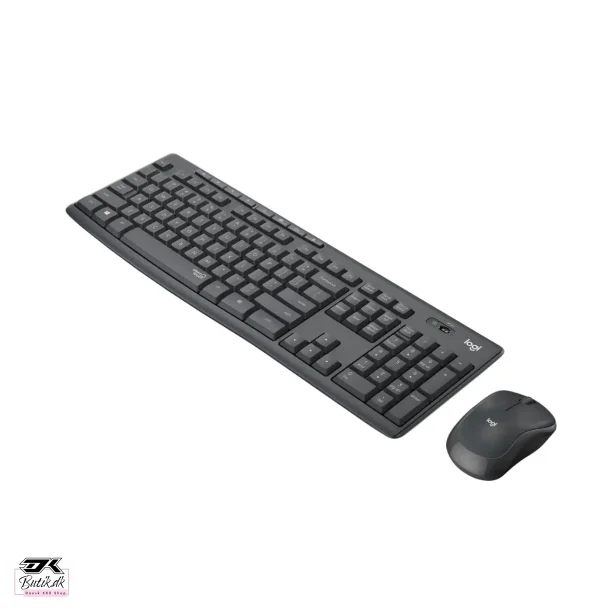 Logitech MK295 Silent Wireless Combo -Trdlst tastatur og mus - Sort