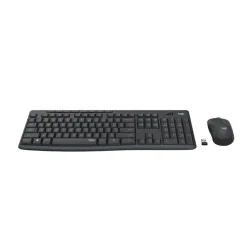 Logitech MK295 Silent Wireless Combo -Trdlst tastatur og mus - Sort
