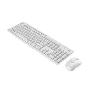 Logitech MK295 Silent Wireless Combo -Trdlst tastatur og mus - Hvid