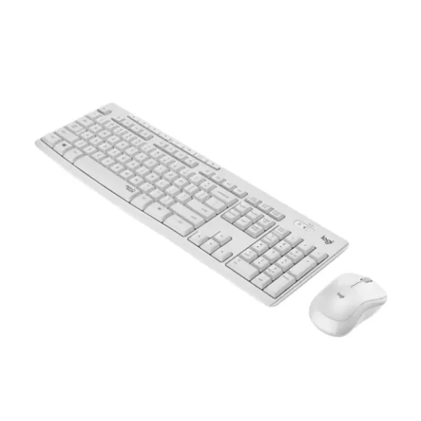 Logitech MK295 Silent Wireless Combo -Trdlst tastatur og mus - Hvid