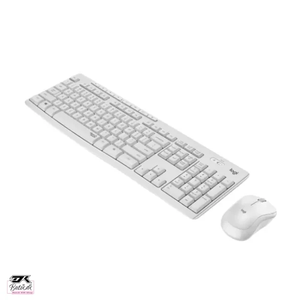 Logitech MK295 Silent Wireless Combo -Trdlst tastatur og mus - Hvid