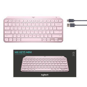 Logitech Mx Keys Mini Trdlst Tastatur Lyserd Nordisk (dansk)