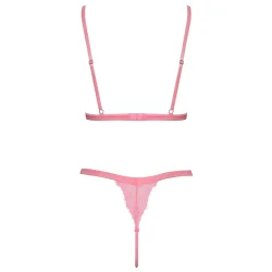 Cottelli Fantasy St i Neonpink Blonde med BH og String