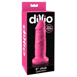 Dillio - Sugekop Dildo 6" Pink