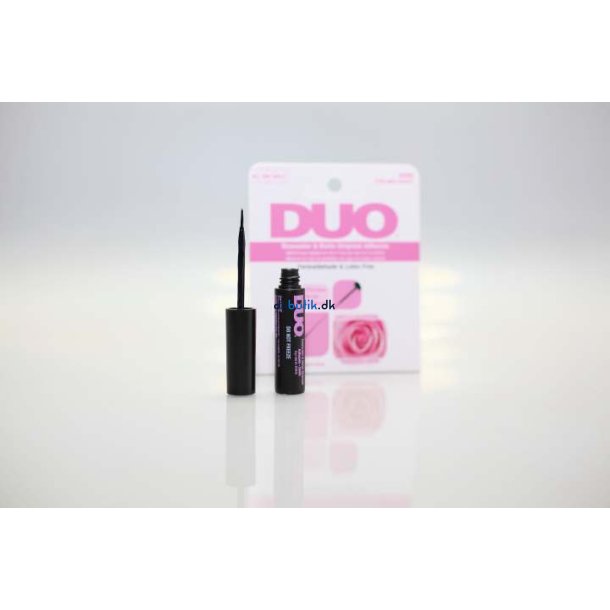 DUO �jenvippe Lim Sort Tynd Applikator  - Rosenvand og Biotin