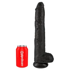 King Cock Kmpe Dildo med Pung Og Sugekop 36cm