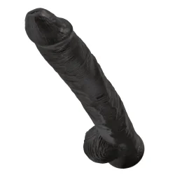 King Cock Kmpe Dildo med Pung Og Sugekop 36cm