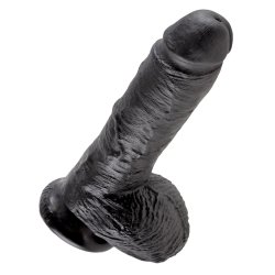 King Cock 20 Cm Realistisk Sugekop Dildo Med Pung