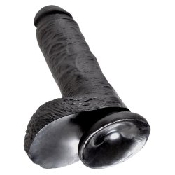 King Cock 20 Cm Realistisk Sugekop Dildo Med Pung
