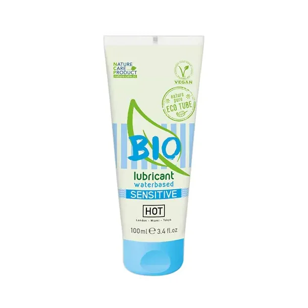 HOT BIO Sensitive - Vandbaseret vegansk glidecreme