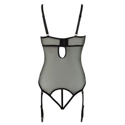 Cottelli - Sort Chemise med lkre detaljer