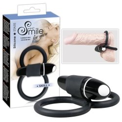 Vibrerende Penis Ring / Cock Cage  i silikone