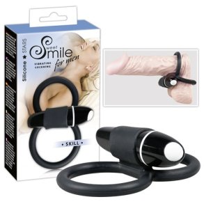 Vibrerende Penis Ring / Cock Cage  i silikone
