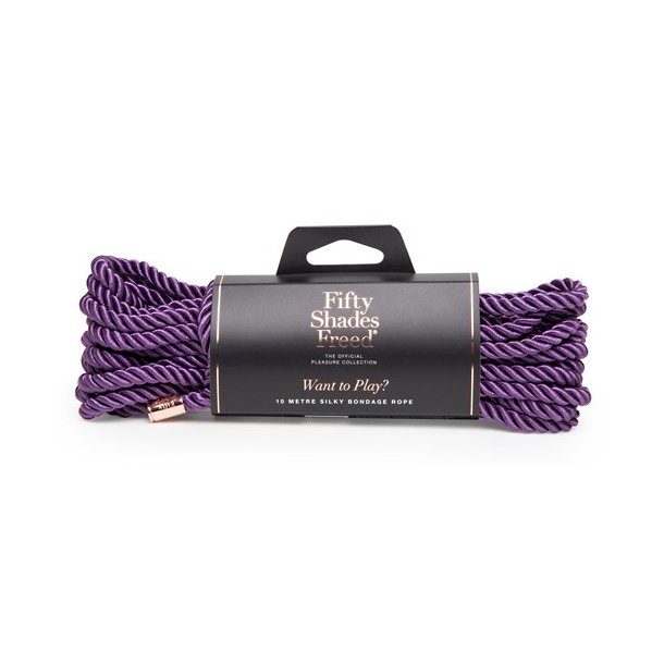 Bondage reb Fifty Shades of Grey lilla