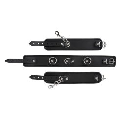 ZADO - Halsbnd med D-Ring og Manchetter 