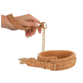 Vegan Fetish Kork Halsbnd 