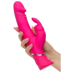 Dual Density Vibrator - Pink- Happy Rabbit