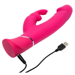 Dual Density Vibrator - Pink- Happy Rabbit