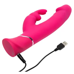 Dual Density Vibrator - Pink- Happy Rabbit