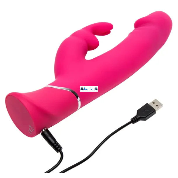 Dual Density Vibrator - Pink- Happy Rabbit
