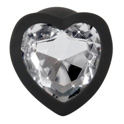 Silikone ButtPlug Med Hjerte Sten