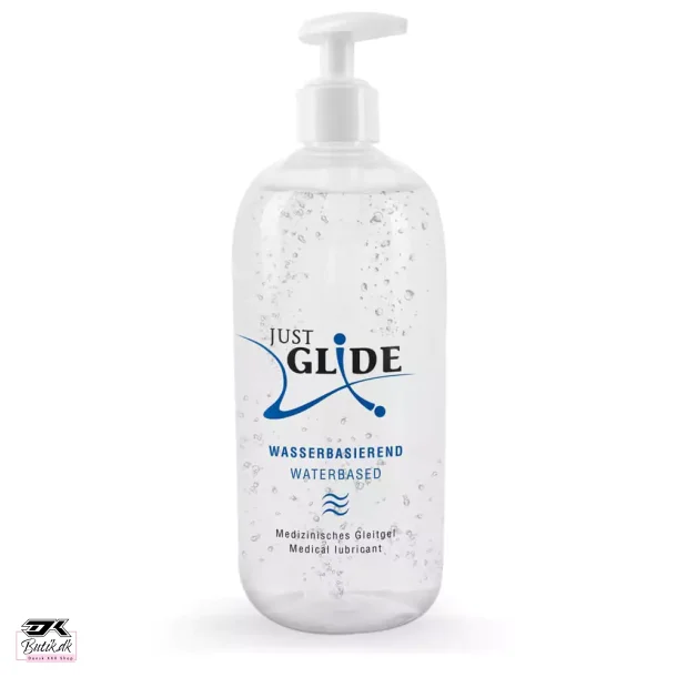 Just Glide - Vandbaseret Glidecreme 500 ml