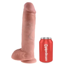 Kind Cock Kmpe Dildo Med Kugler 28 CM 