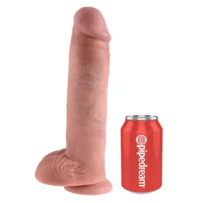 Kind Cock Kmpe Dildo Med Kugler 28 CM 
