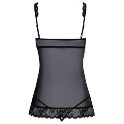 Kissable Babydoll &amp; G-streng, Sort og Guld