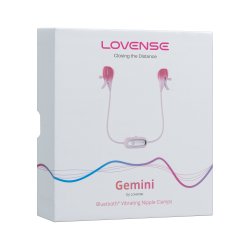 Lovense Gemini � App-styrede vibrerende brystvorteklemmer