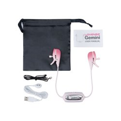 Lovense Gemini � App-styrede vibrerende brystvorteklemmer