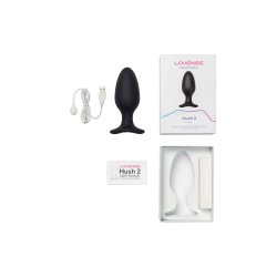 Lovense Hush 2 L (5,7 cm) � App-styret vibrerende buttplug