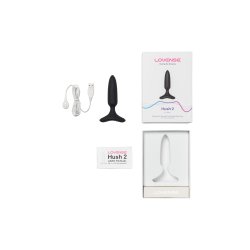 Lovense Hush 2 XS (2,5 cm) � App-styret vibrerende buttplug