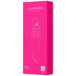 Lovense Velvo � App-styret rabbit vibrator med roterende perler
