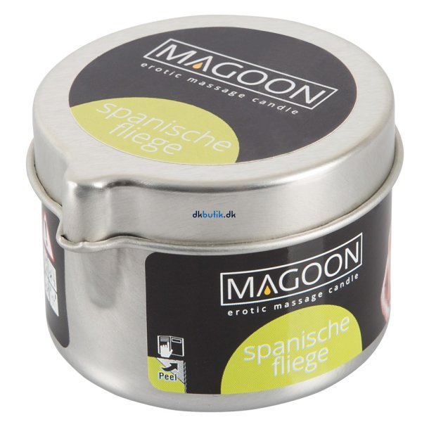 Magoon - massage olie lys - Flere varianter Spansk Flue - Elskovs duft