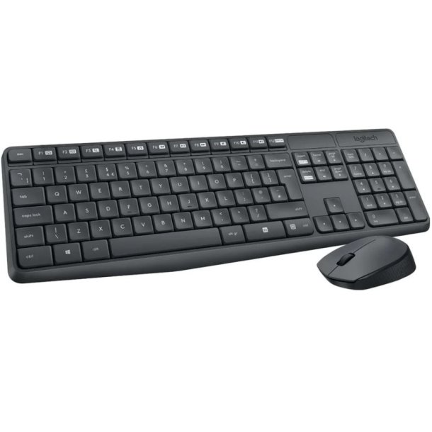 Trdlst Tastatur og mus - Logitech MK235 - Nordisk