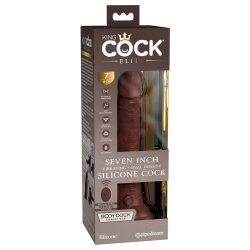Vibrerende Dual Density Silikone Dildo 17 Cm m. Fjernbetjening