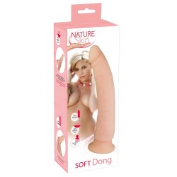 Dildo  Realistisk Soft Dong i Nature Skin 22 cm