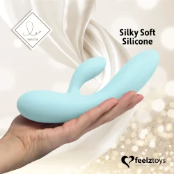 FEELZTOYS-LEA RABBIT VIBRATOR OCEAN Bl.