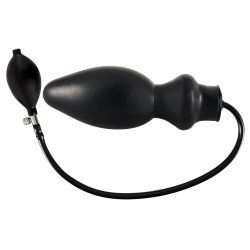 Oppustelig Latex Buttplug