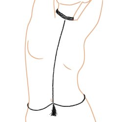 Perlehalsk�de med taljek�de