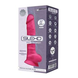 SilexD Sugekop Dildo Med Vibrator 20 cm
