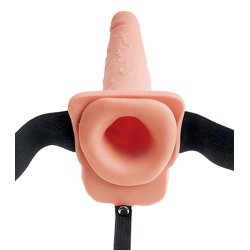 Fetish Fantasy - Sprjtende strap on 7,5"