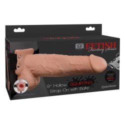 Fetish Fantasy - Sprjtende strap on 9"